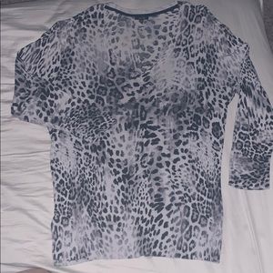 Gray and Black Cheetah long sleeve